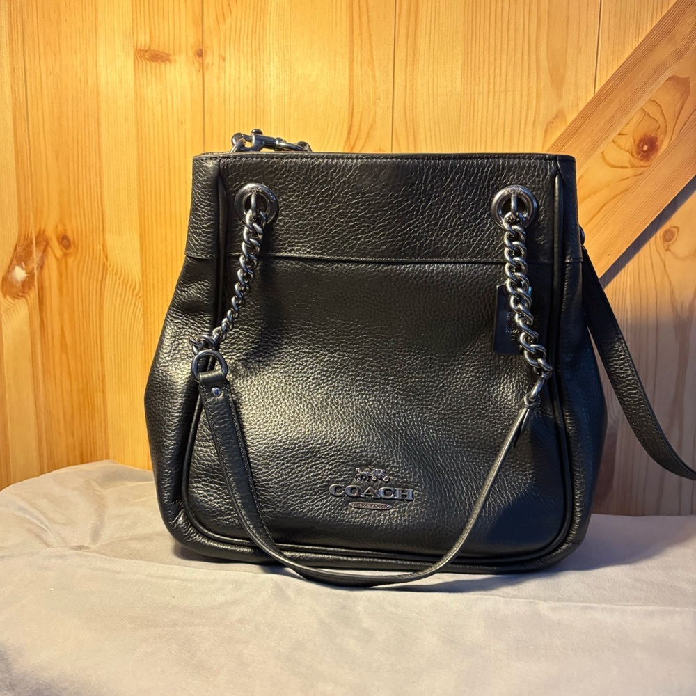 Coach Black Leather Purse